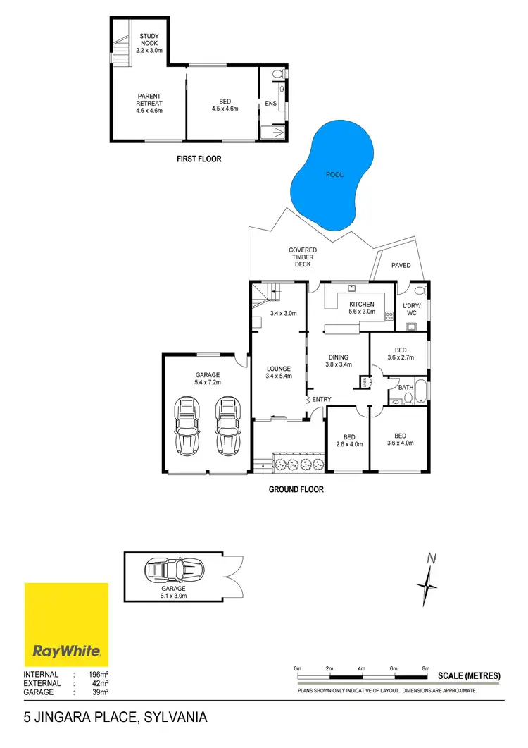Floorplan of Homely house listing, 5 Jingara Place, Sylvania NSW 2224