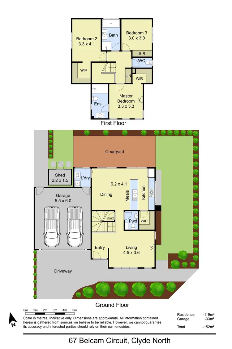 Floorplan of Homely house listing, 67 Belcam Circuit, Clyde North VIC 3978