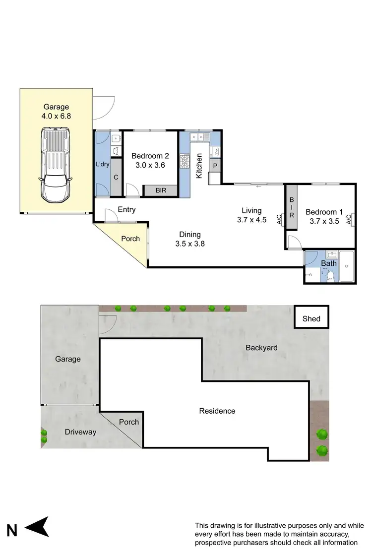 Floorplan of Homely unit listing, 2/265 Dandelion Drive, Rowville VIC 3178