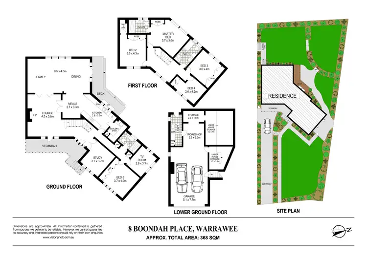 Floorplan of Homely house listing, 8 Boondah Place, Warrawee NSW 2074