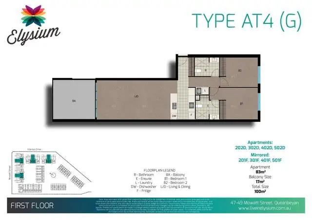 Floorplan of Homely unit listing, 36/47 Mowatt Street, Queanbeyan East NSW 2620