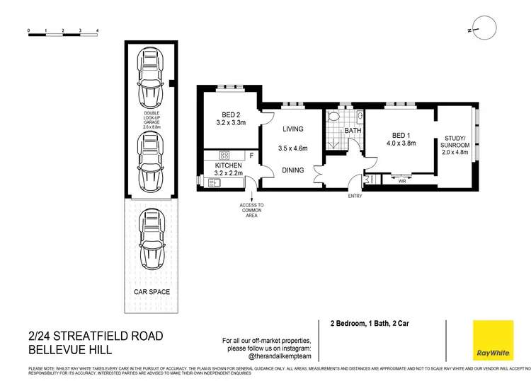 Floorplan of Homely apartment listing, 2/24 Streatfield Road, Bellevue Hill NSW 2023