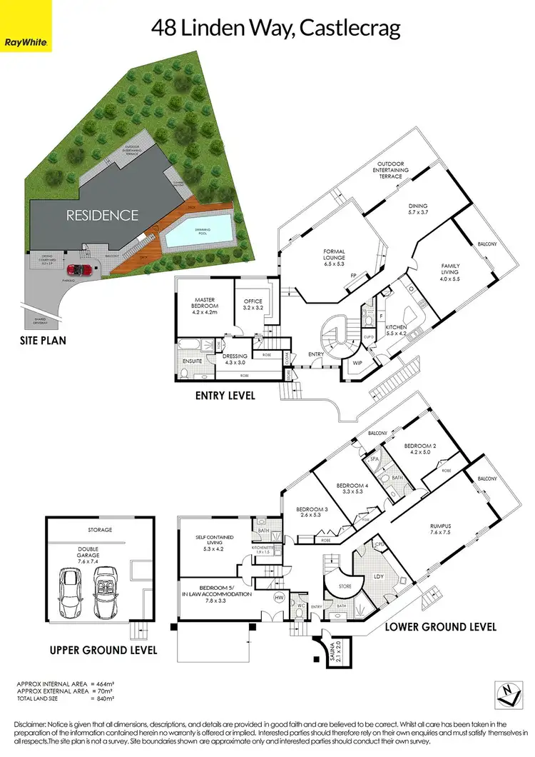 Floorplan of Homely house listing, 48 Linden Way, Castlecrag NSW 2068