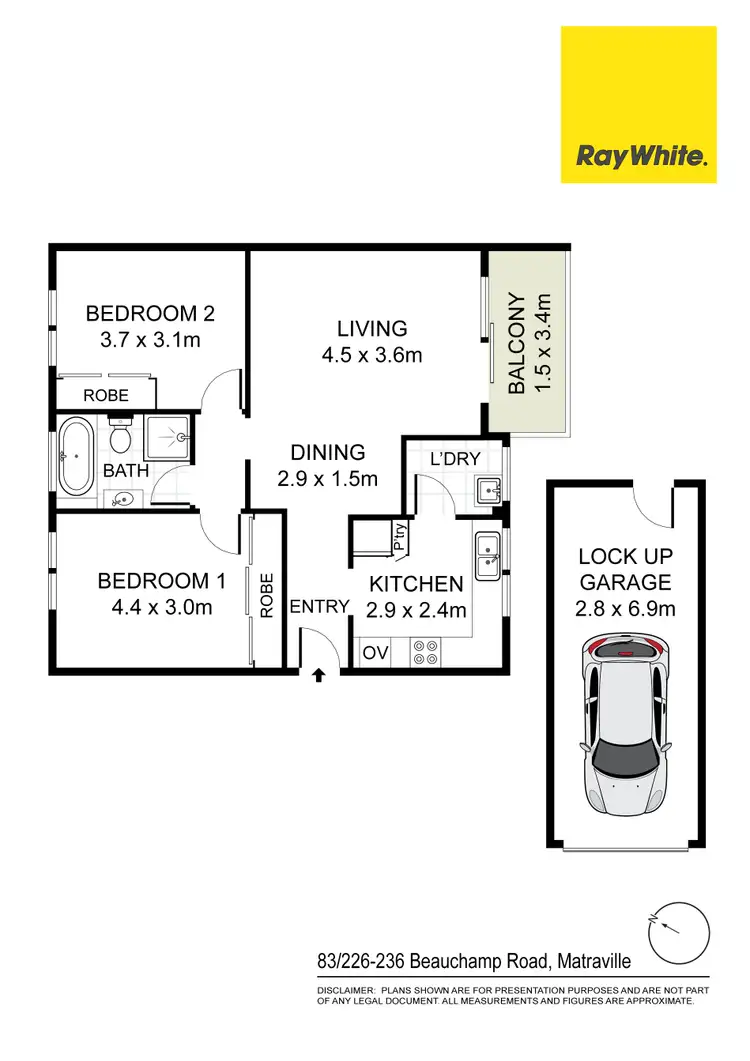 Floorplan of Homely apartment listing, 83/226-236 Beauchamp Road, Matraville NSW 2036