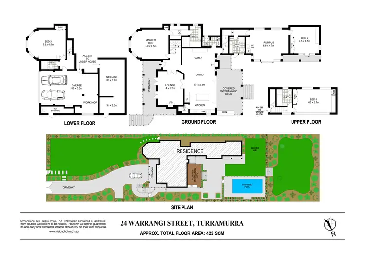 Floorplan of Homely house listing, 24 Warrangi Street, Turramurra NSW 2074