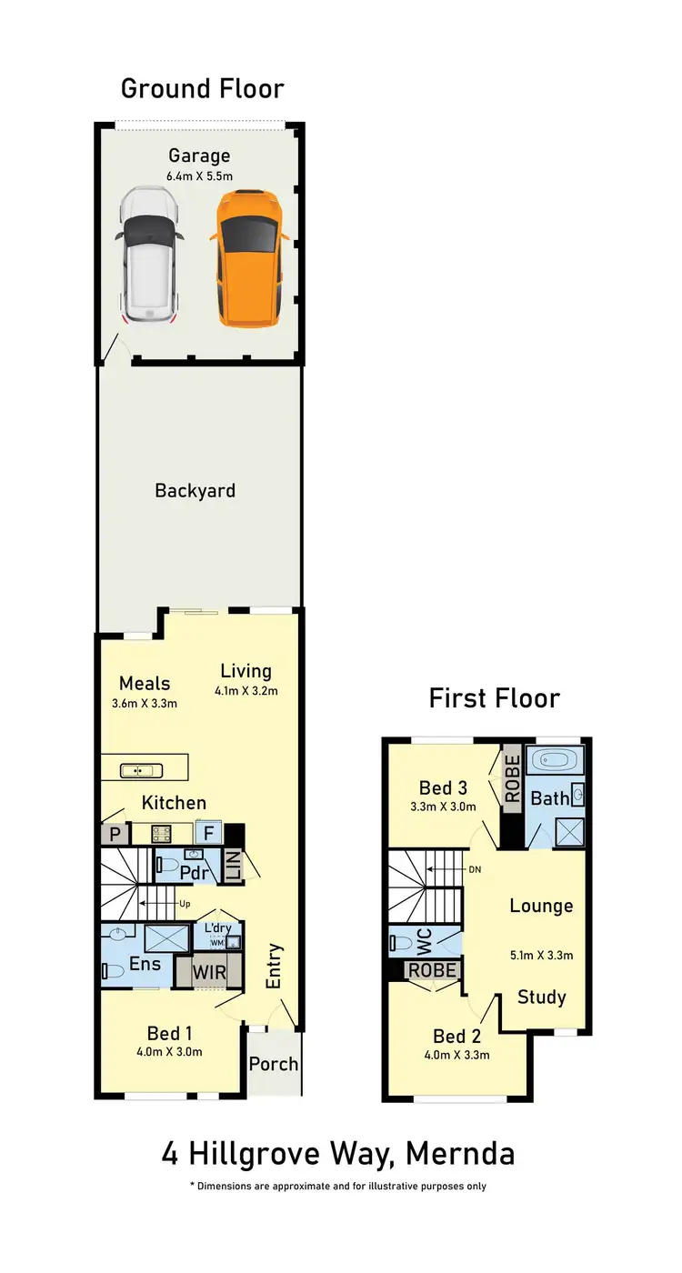 Floorplan of Homely townhouse listing, 4 Hillgrove Way, Mernda VIC 3754