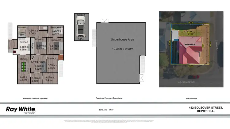 Floorplan of Homely house listing, 452 Bolsover Street, Depot Hill QLD 4700