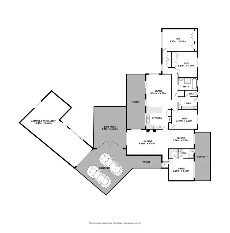 Floorplan of Homely house listing, 2 Player Court, Wodonga VIC 3690