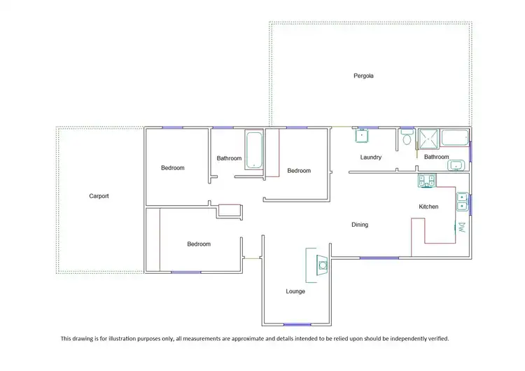 Floorplan of Homely house listing, 4 Buik Street, Bordertown SA 5268