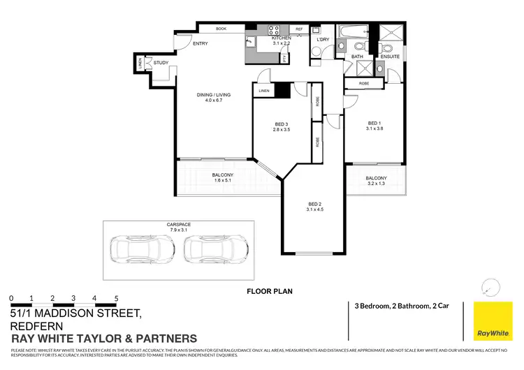 Floorplan of Homely apartment listing, 51/1 Maddison Street, Redfern NSW 2016
