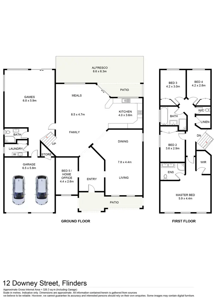 Floorplan of Homely house listing, 12 Downey Street, Flinders NSW 2529
