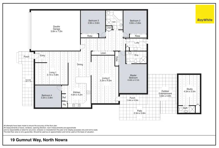 Floorplan of Homely house listing, 19 Gumnut Way, North Nowra NSW 2541