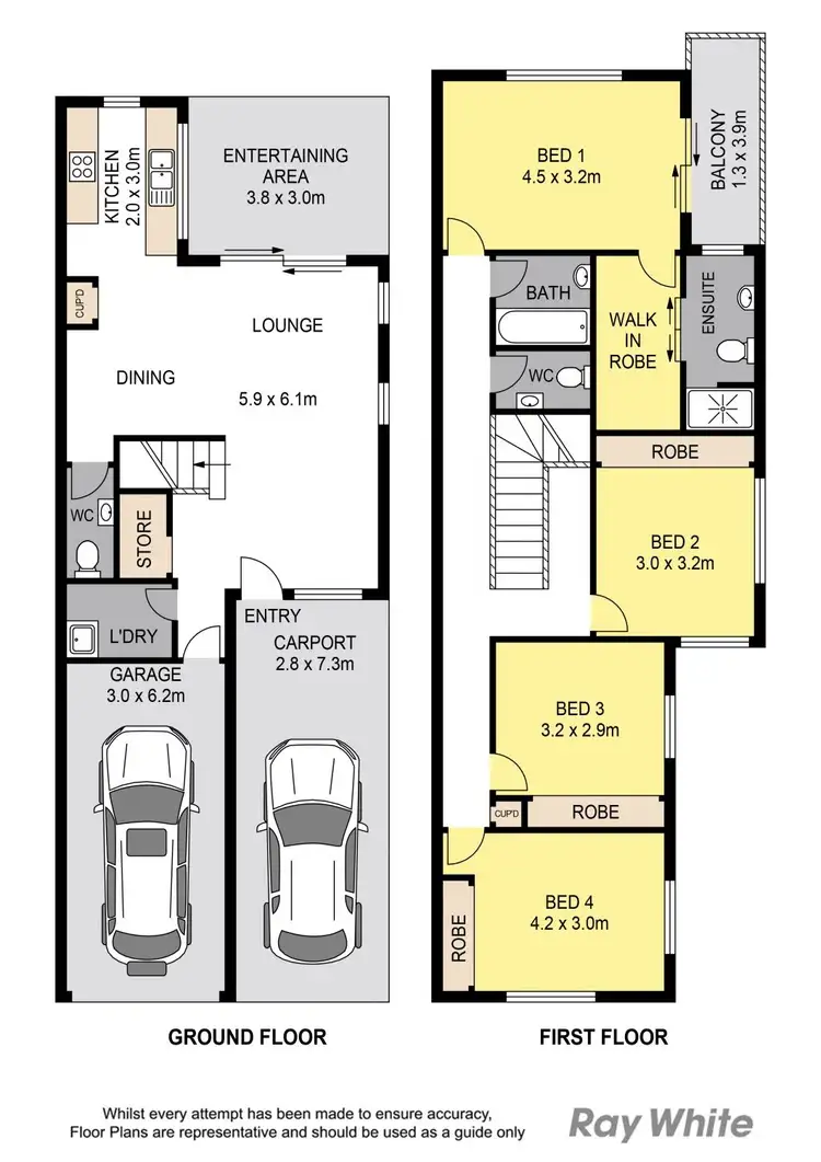 Floorplan of Homely townhouse listing, 2/39 Lacey Road, Carseldine QLD 4034