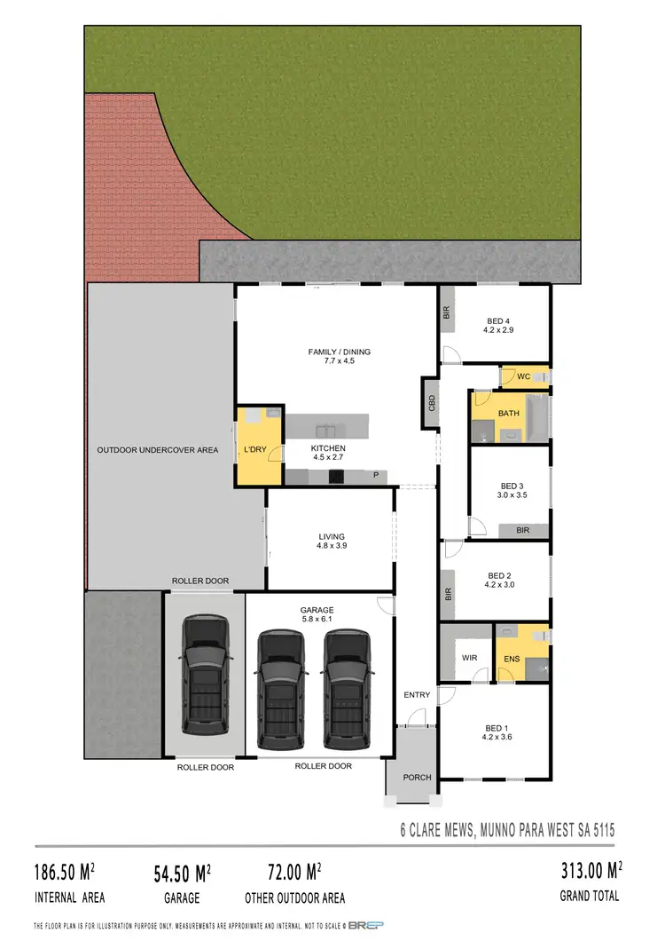 Floorplan of Homely house listing, 6 Clare Mews, Munno Para West SA 5115