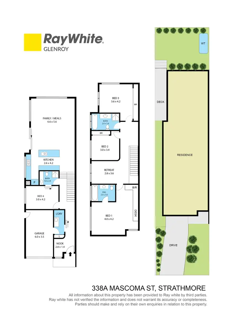Floorplan of Homely house listing, 338A Mascoma Street, Strathmore Heights VIC 3041