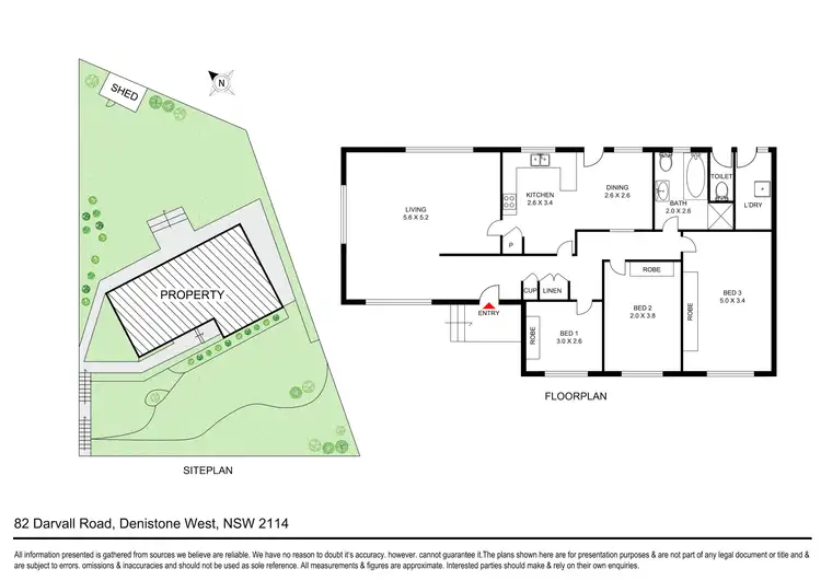 Floorplan of Homely house listing, 82 Darvall Road, Denistone West NSW 2114