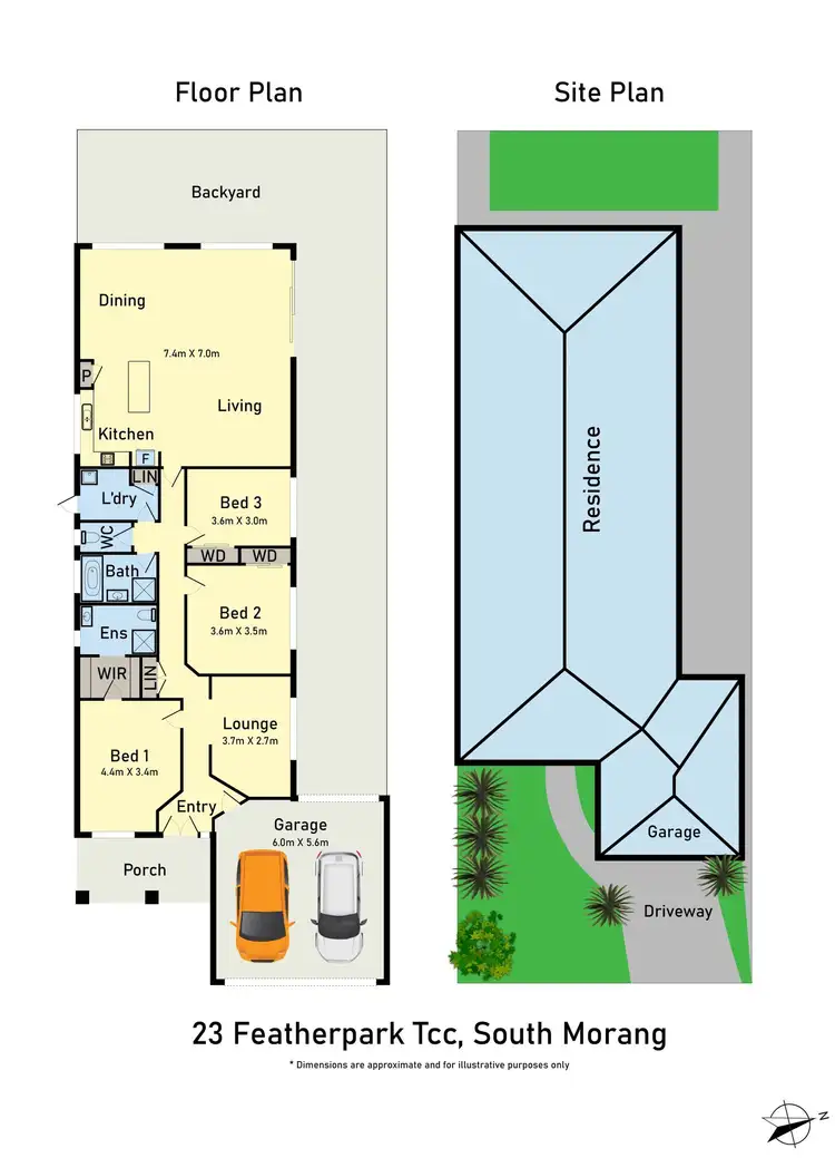 Floorplan of Homely house listing, 23 Featherpark Terrace, South Morang VIC 3752