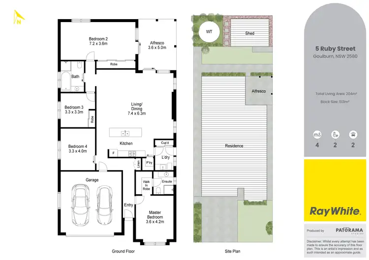 Floorplan of Homely house listing, 5 Ruby Street, Goulburn NSW 2580