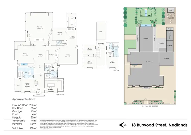 Floorplan of Homely house listing, 18 Burwood Street, Nedlands WA 6009