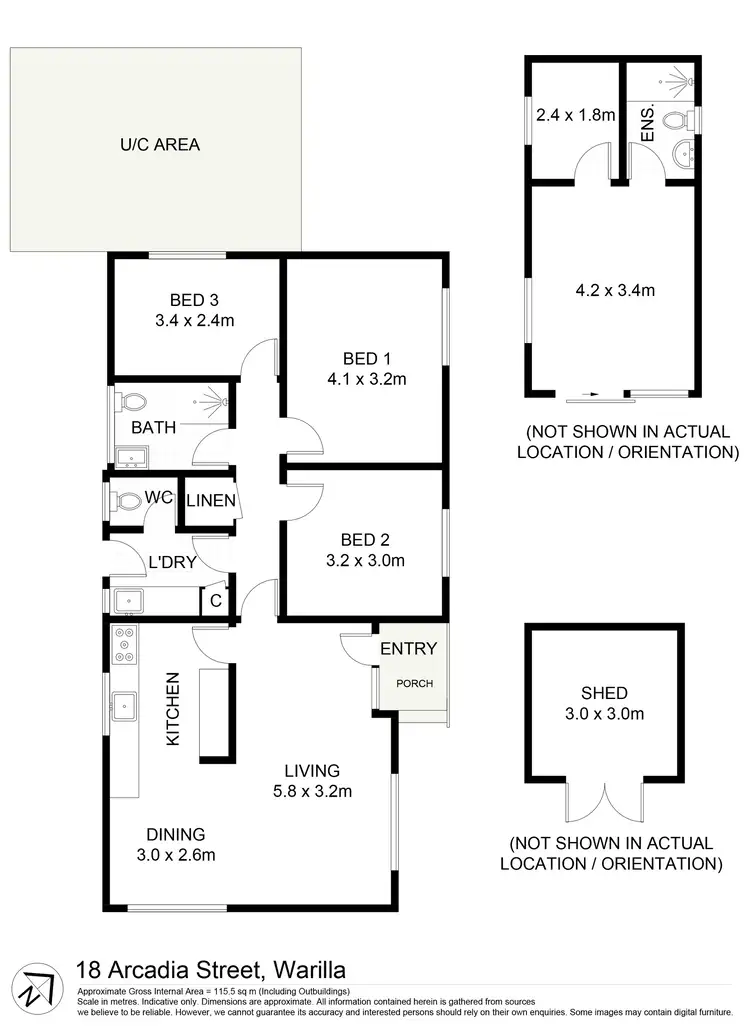 Floorplan of Homely house listing, 18 Arcadia Street, Warilla NSW 2528