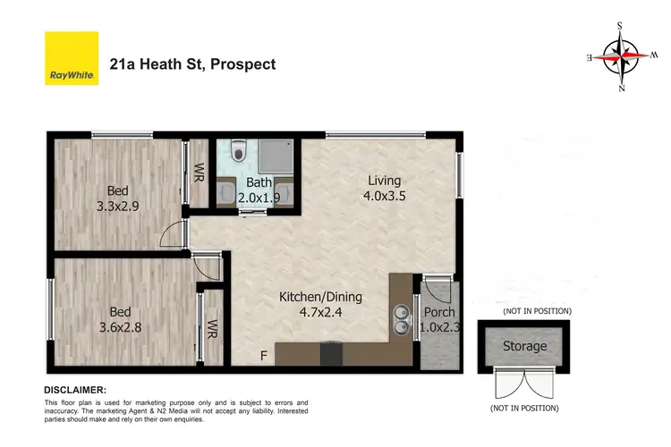 Floorplan of Homely house listing, 21A Heath Street, Prospect NSW 2148