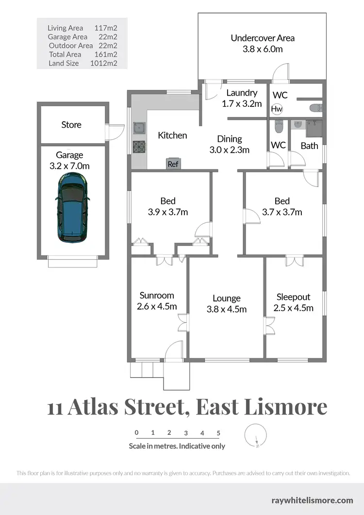 Floorplan of Homely house listing, 11 Atlas Street, East Lismore NSW 2480