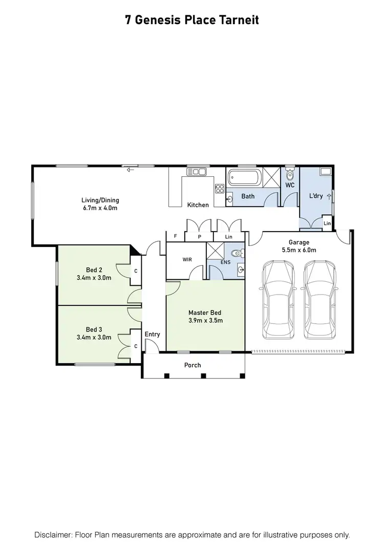 Floorplan of Homely house listing, 7 Genesis Place, Tarneit VIC 3029