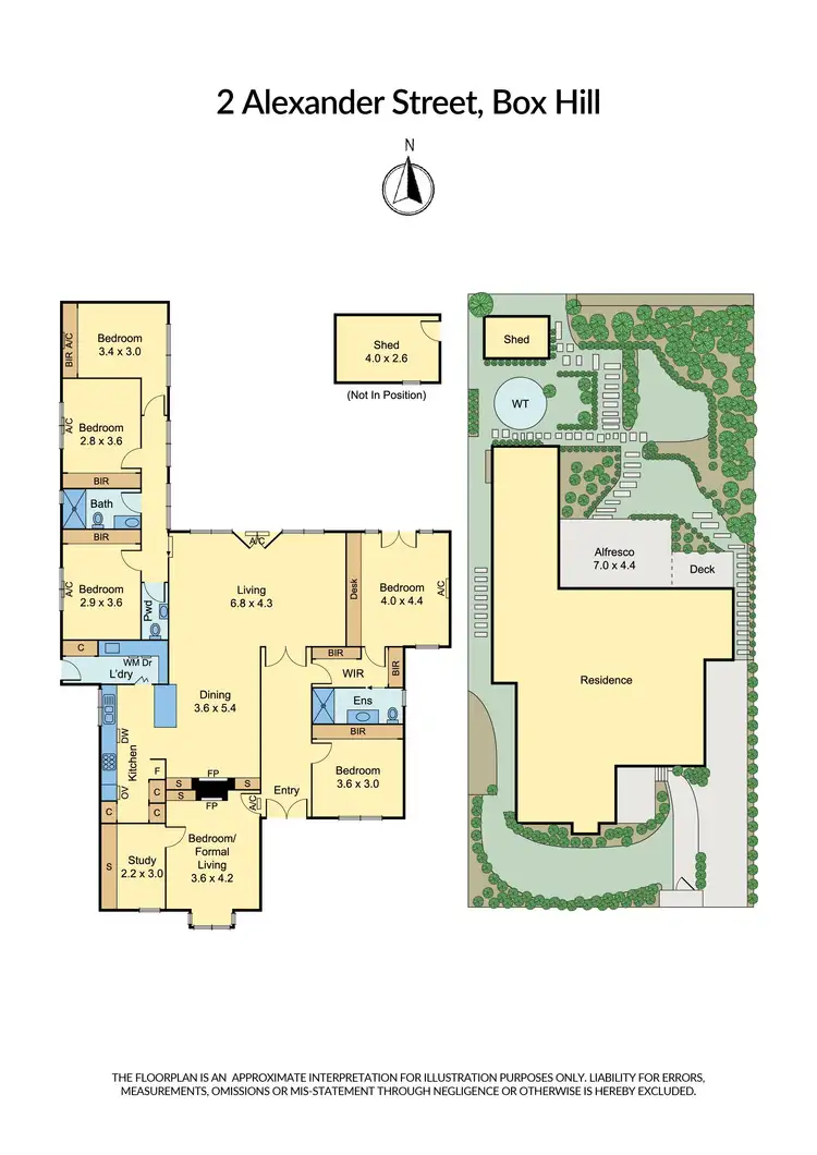 Floorplan of Homely house listing, 2 Alexander Street, Box Hill VIC 3128