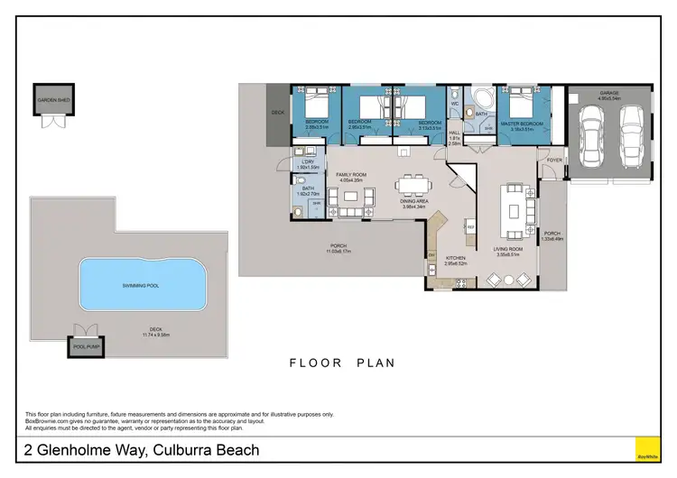 Floorplan of Homely house listing, 2 Glenholme Way, Culburra Beach NSW 2540