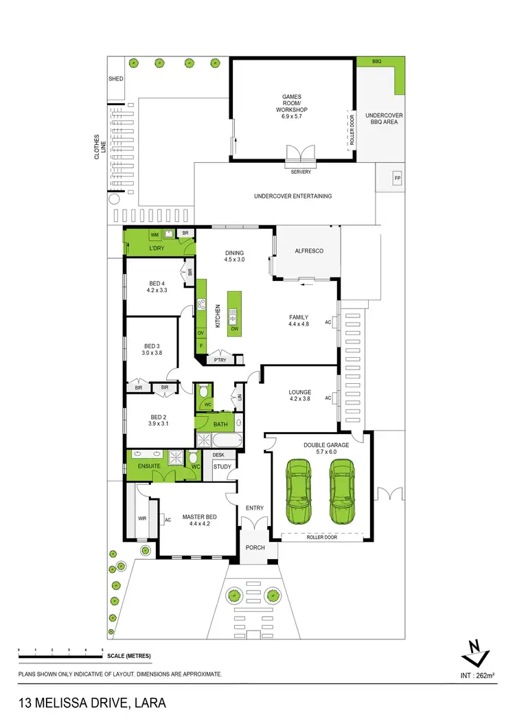 Floorplan of Homely house listing, 13 Melissa Drive, Lara VIC 3212
