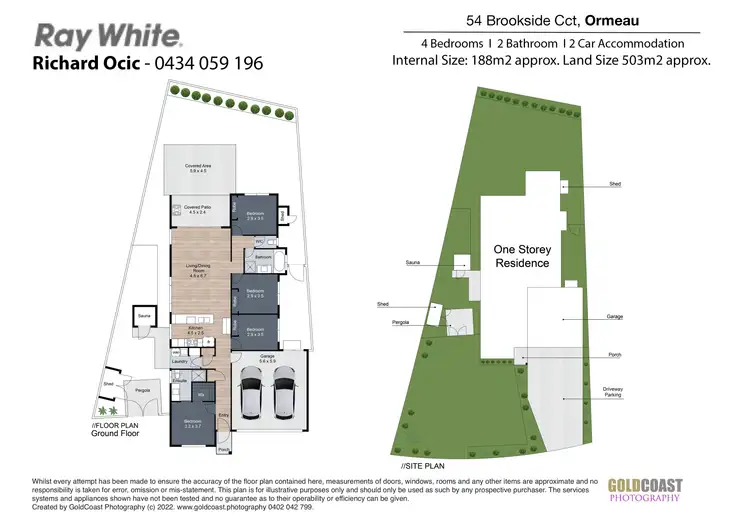 Floorplan of Homely house listing, 54 Brookside Circuit, Ormeau QLD 4208