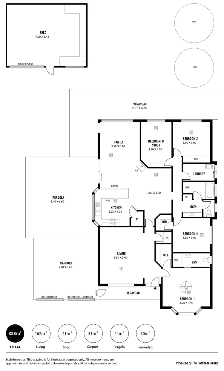Floorplan of Homely house listing, 4 Clover Way, Nairne SA 5252