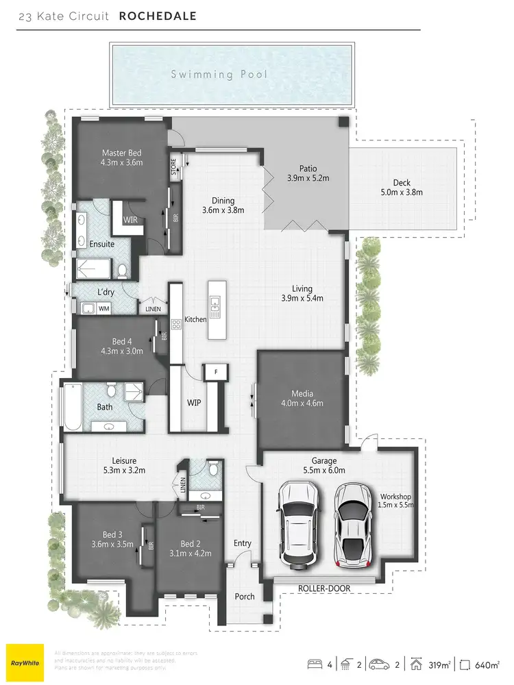 Floorplan of Homely house listing, 23 Kate Circuit, Rochedale QLD 4123