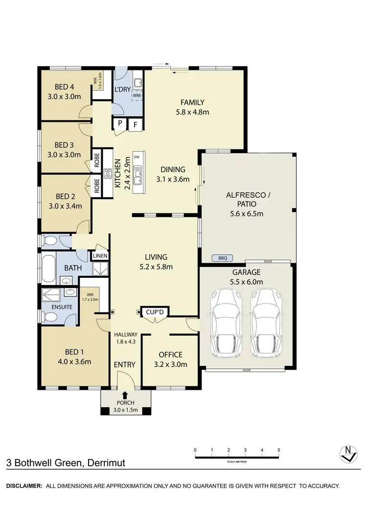 Floorplan of Homely house listing, 3 Bothwell Green, Derrimut VIC 3026