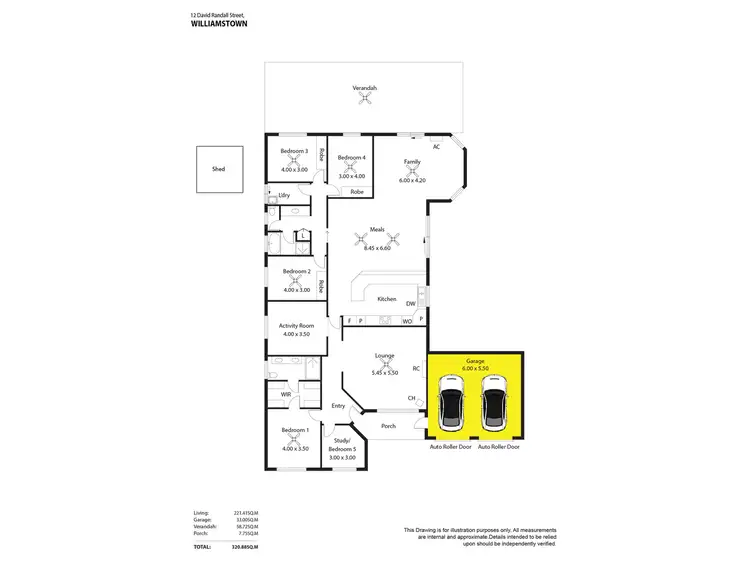 Floorplan of Homely house listing, 12 David Randall Street, Williamstown SA 5351