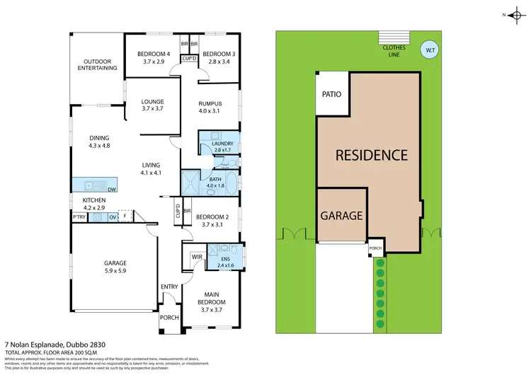 Floorplan of Homely house listing, 7 Nolan Esplanade, Dubbo NSW 2830