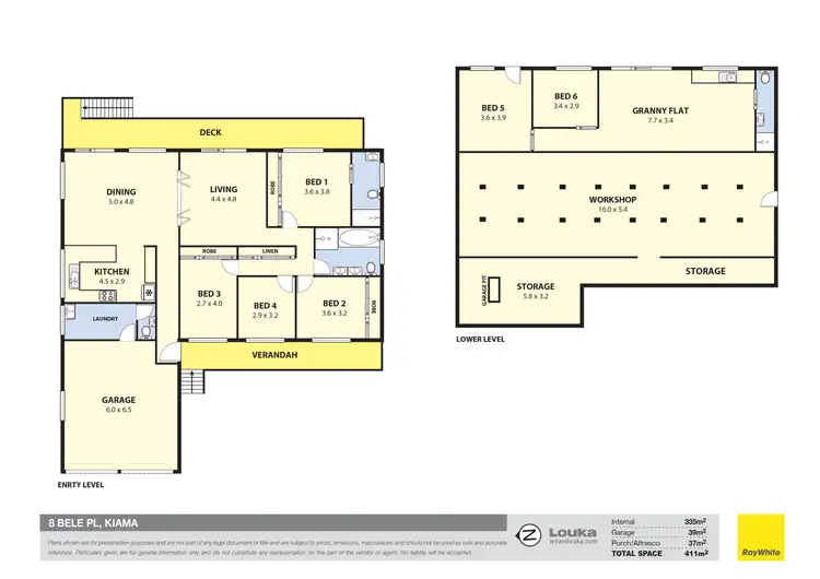 Floorplan of Homely house listing, 8 Bele Place, Kiama NSW 2533