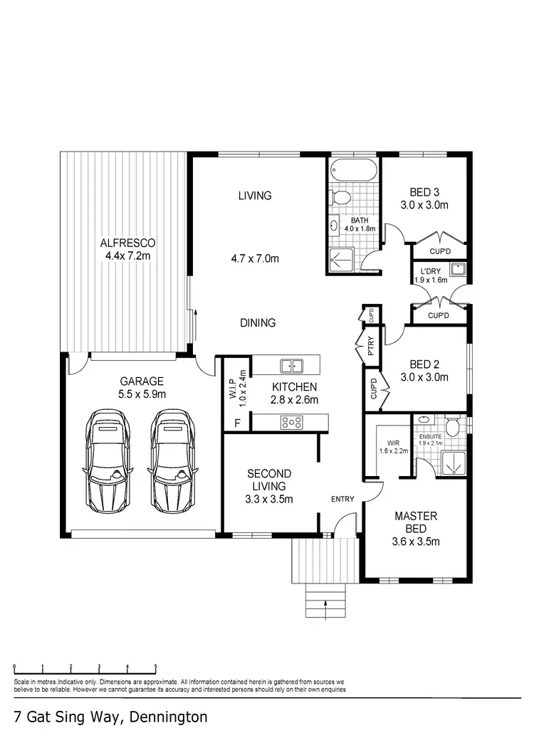 Floorplan of Homely house listing, 7 Gat Sing Way, Warrnambool VIC 3280