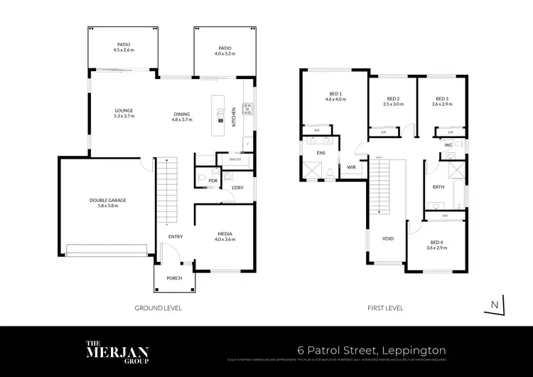 Floorplan of Homely house listing, 6 Patrol Street, Leppington NSW 2179
