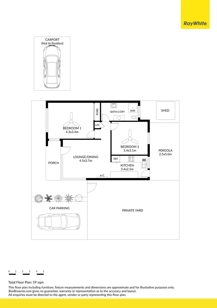Floorplan of Homely house listing, 1/7 Marleston Avenue, Ashford SA 5035