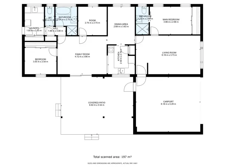 Floorplan of Homely house listing, 413 Colley Street, Lavington NSW 2641