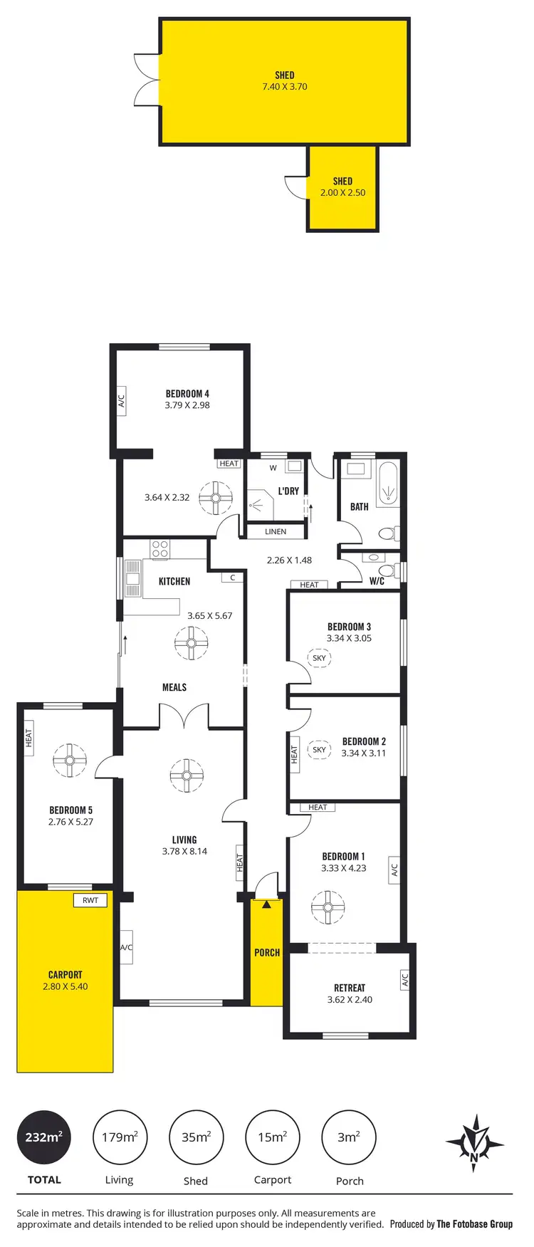 Floorplan of Homely house listing, 211 Young Street, Unley SA 5061
