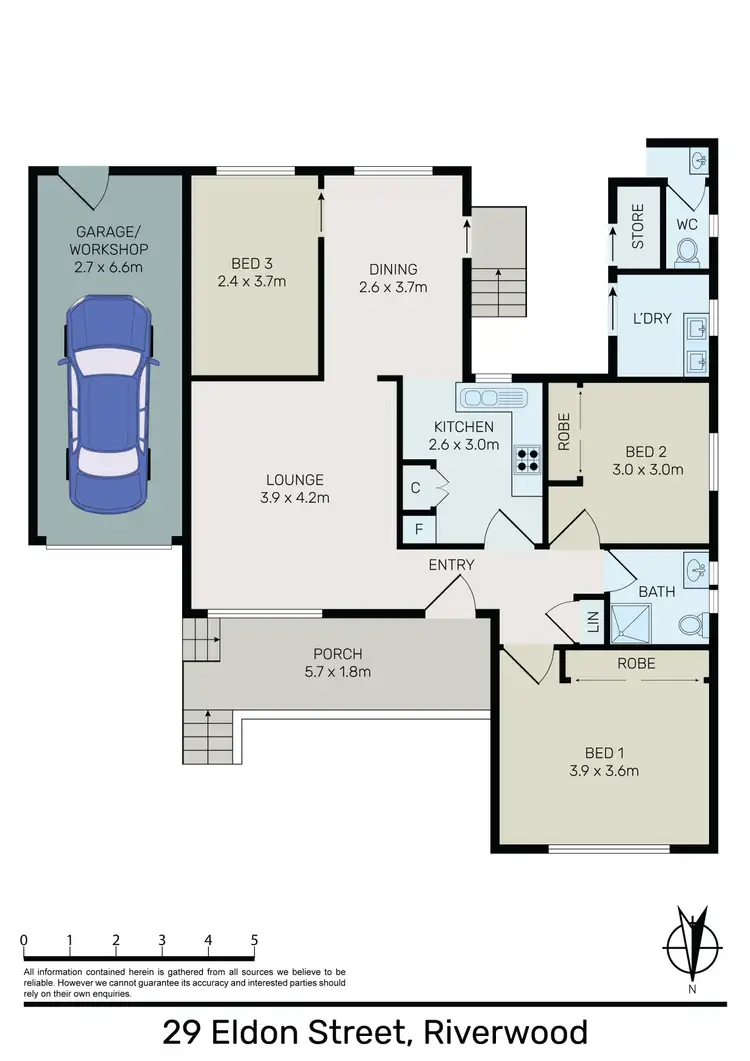 Floorplan of Homely house listing, 29 Eldon Street, Riverwood NSW 2210