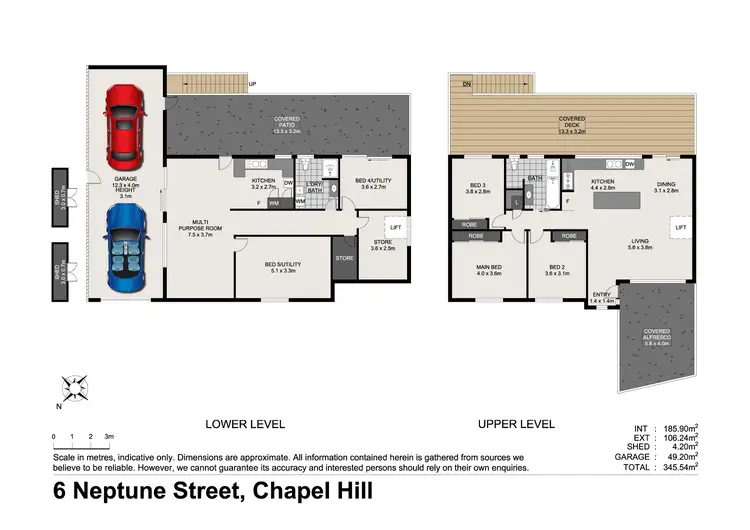Floorplan of Homely house listing, 6 Neptune Street, Chapel Hill QLD 4069