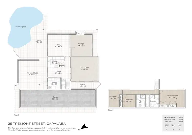 Floorplan of Homely house listing, 25 Tremont Street, Capalaba QLD 4157