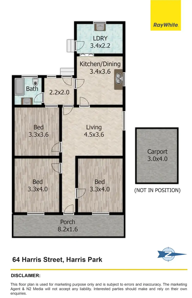 Floorplan of Homely house listing, 64 Harris Street, Harris Park NSW 2150