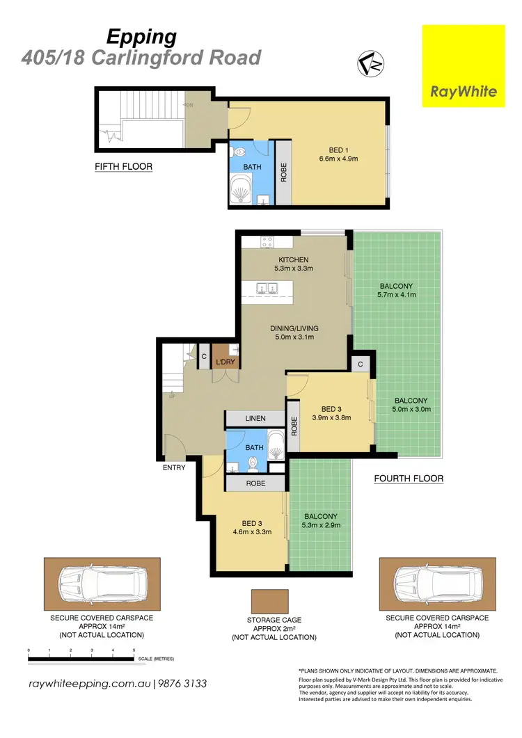 Floorplan of Homely apartment listing, 405/18 Carlingford Road, Epping NSW 2121