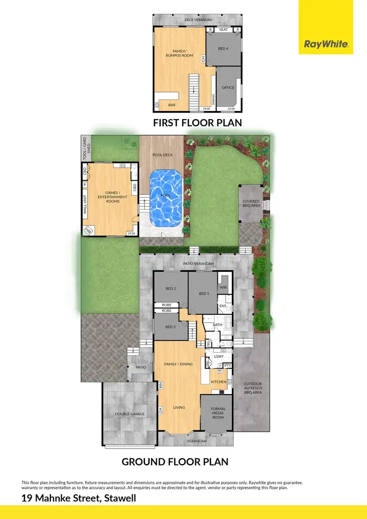 Floorplan of Homely house listing, 19 Mahnke Street, Stawell VIC 3380