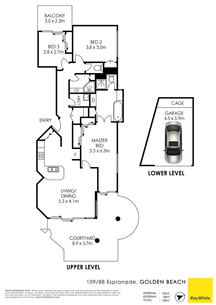 Floorplan of Homely unit listing, Unit 109/89 Esplanade, Golden Beach QLD 4551