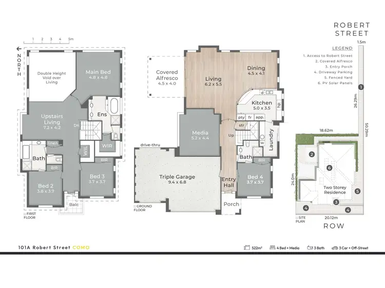 Floorplan of Homely house listing, 101A Robert Street, Como WA 6152